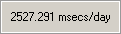 [il mio computer va avanti di due secondi e mezzo al giorno]